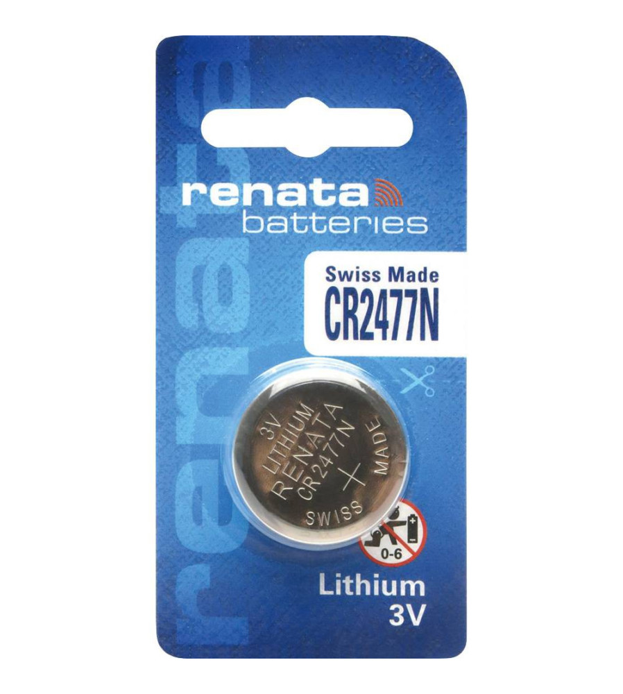 Renata - Renata CR2477N 3V Lithium button cell battery - Button cells - NK220-CB Renata - Renata CR2477N 3V Lithium button cell battery - Button cells - NK220-CB